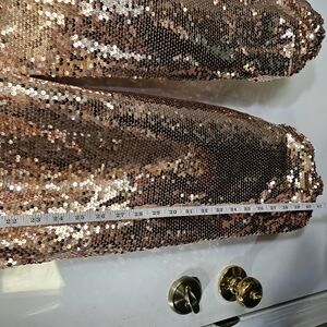 Sequin Rose Gold Pants
